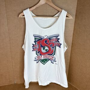 Vintage 1999 Sioux City Iowa Tank Top Large, World Fastpitch Softball Tournament